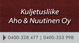 Kuljetusliike Aho & Nuutinen Oy logo